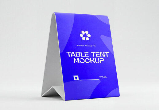 Table Tent Mockup