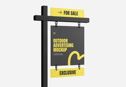 Street Sign Mockup