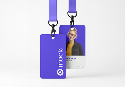 Employee ID Card Mockup