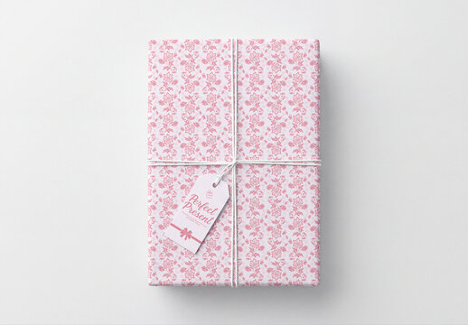 Gift Wrapping Paper Mockup