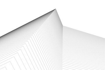 Obraz premium Abstract architectural building 3d rendering