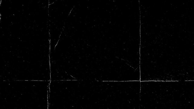 Animated abstract deep black and dark teal grunge texture background. faint horizontal scratch line, worn matte wall-paper texture and subtle analog damage ,Old Film Dust and Scratches Overlay.