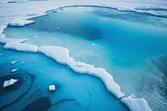 ice on the sea