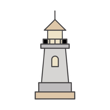 Illustration of a lighthouse