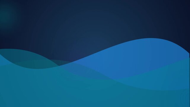 Abstract blue layered waves design with minimalist aesthetic, geometric shapes, and modern computer background art suitable for website backgrounds and digital designs.