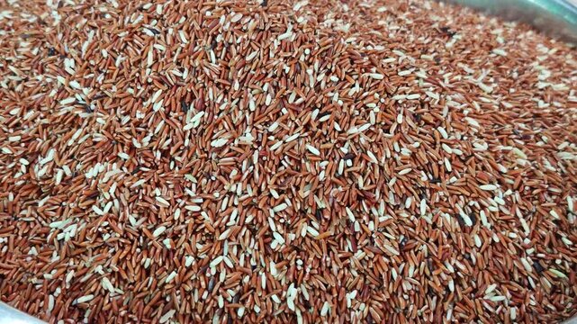 Red Jasmine Rice Background