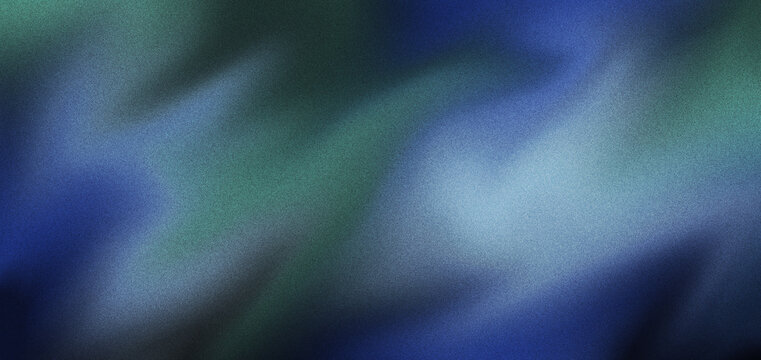 Abstract blue green blurred gradient background with soft light, smooth texture, dark tone, and dreamy defocused motion for wallpaper or design backdrop