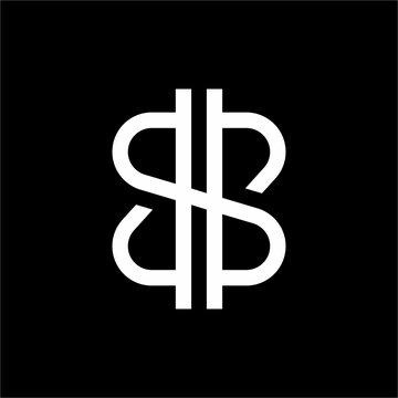 Elegant modern letter S dollar monoline logo with dual vertical lines. Unique for fintech, crypto exchange, banking, investment, or wealth tech.