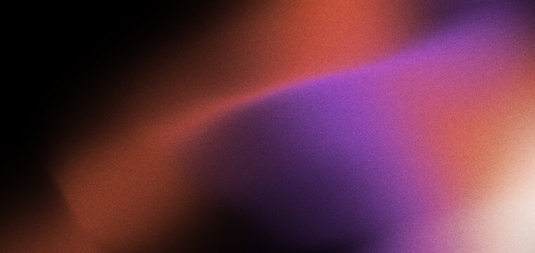 Abstract gradient purple orange black blur texture light background Abstract gradient with purple, orange, and black blur texture, soft light, grain, and colorful glow for creative background