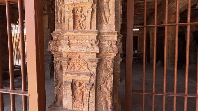 Airavatesvara Temple is a Hindu temple of Chola architecture located in Darasuram, Kumbakonam, Thanjavur, South India, Tamil Nadu. UNESCO World Heritage Site. archaeological monument. King Rajaraja.