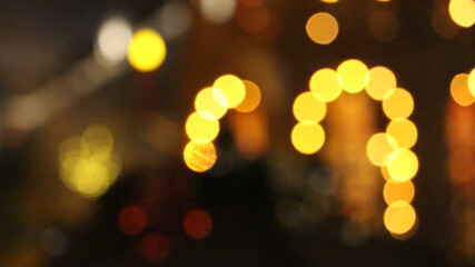 Fototapeta premium christmas lights background