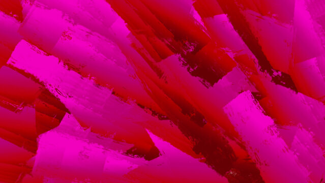 Abstract red and magenta brush stroke background texture with dynamic diagonal lines, vivid color saturation, artistic paint application, creative design element for modern digital artwork