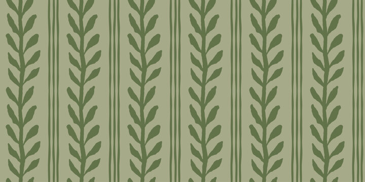 Vector Seamless Christmas pattern with hand-drawn festive motifs, decorative stars and ornaments in a playful vintage-inspired style