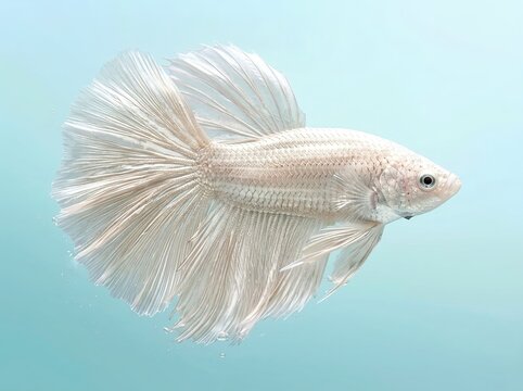 Betta Fish. Siamese Fighting Fish. For aquarium and pet care content, tropical aquatic life, ornamental fish, underwater nature, exotic animal