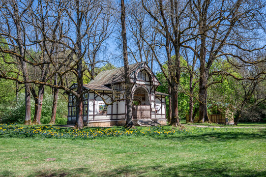 Rudolf Spring Pavilion in the Park at Marianske Lazne