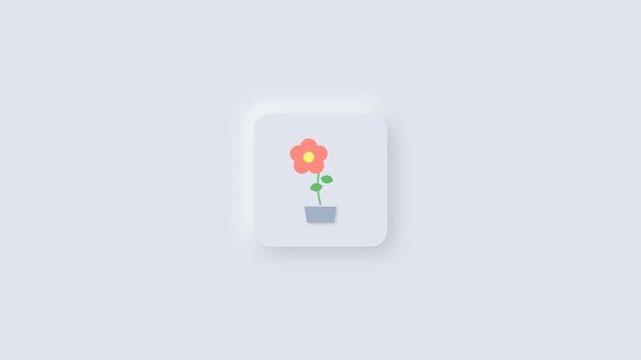 Flower Growing and Blooming Seamless Loop 4K