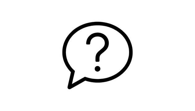 Question Mark Speech Bubble Transparent Background