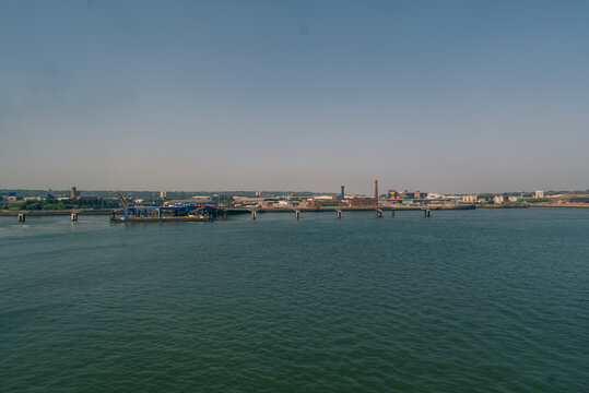 Liverpool waterfront viewed from the River Mersey, England, UK - 4 September 2026.