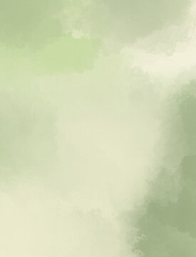 Sage watercolor washes create a subtle natural background
