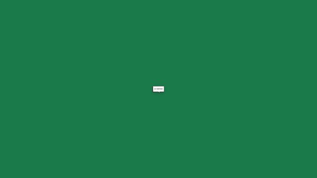 A minimalist design featuring a small white square precisely centered on a vibrant, deep green background, creating a stark and clean visual contrast perfect for abstract and geometric themes