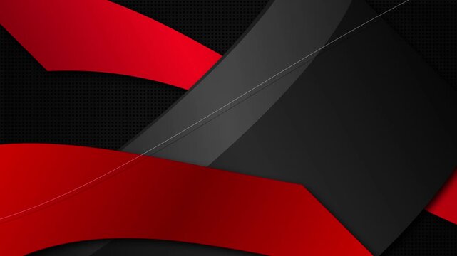 Abstract red and black motion background 4K stock video