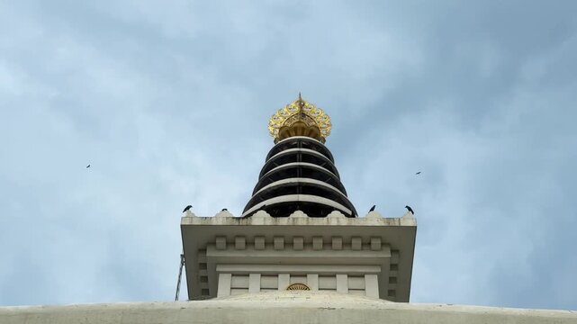 Shanti Stupa is a Buddhist monument in Delhi, India
