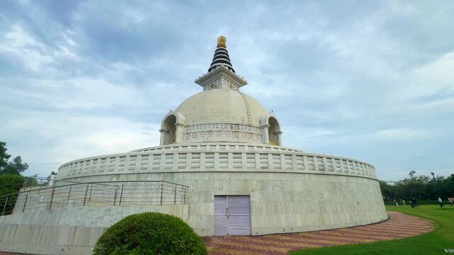 Shanti Stupa is a Buddhist monument in Delhi, India