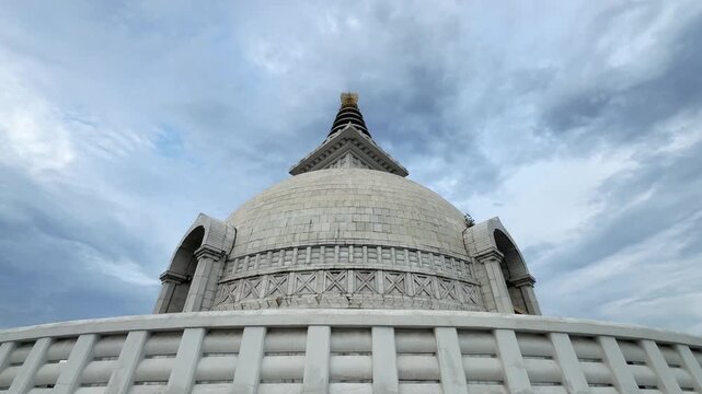 Shanti Stupa is a Buddhist monument in Delhi, India