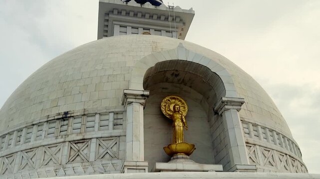 Shanti Stupa is a Buddhist monument in Delhi, India