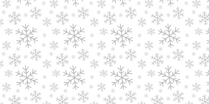 Silver snowflake pattern on white background