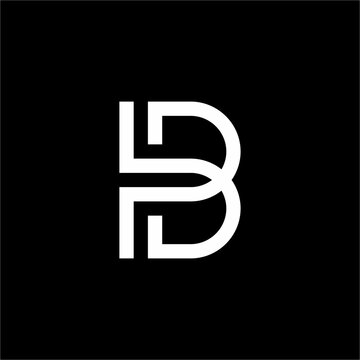 Modern abstract BP or PB lettermark featuring sleek parallel strokes and symmetrical loops. Perfect for cybersecurity, data analytics, enterprise software, or digital ventures.