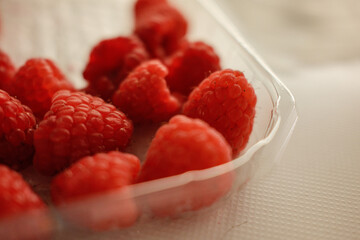 fresh raspberries in a bowl © Gonzalo