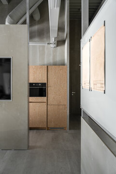 Industrial Kitchen and Structural Steel Interior