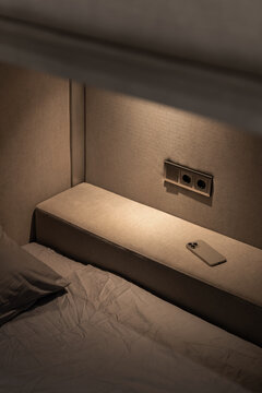 Private Sleeping Compartment in Aviation Workspace
