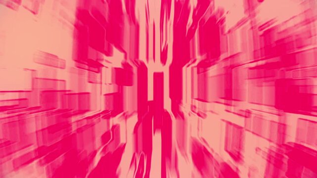 Dynamic backgrounds, backgrounds, motion graphics, design projects, or vibrant digital artwork needing abstract, energetic pink geometric light streaks. looping 4k video.