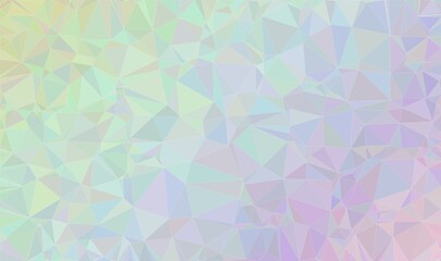 Obraz premium Abstract geometric light pastel multicolored polygonal background with subtle lines, perfect for serene and vibrant design applications.