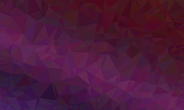 Abstract geometric dark purple to red polygonal background with rich colors, excellent for impactful visual and digital designs.