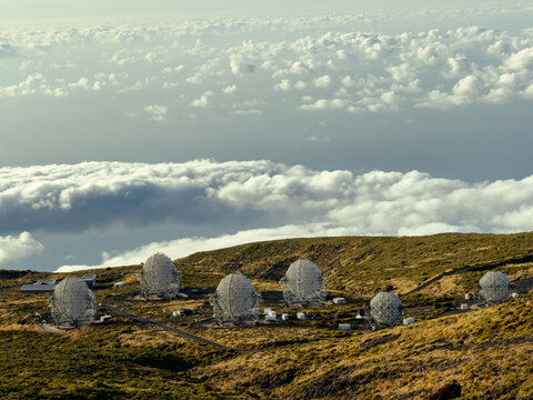 Cherenkov telescopes above the sea of clouds