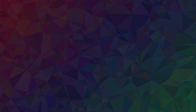 Dark mood purple and green low poly background with subtle gradient transitions for sophisticated professional business presentation and website themes.