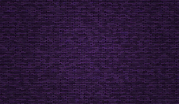 Dark purple brick wall pattern background designed for gaming interface textures and retro vintage style website backdrops with a subtle grunge effect.