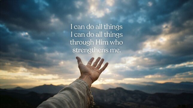 I Can Do All Things Through Christ &ndash; Strength Poster