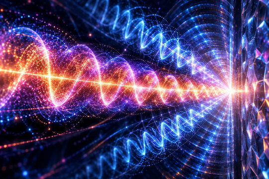 Electromagnetic Signal Reflection and Wave Interference Visualization