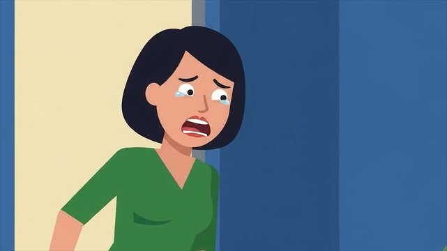 Infidelity Caught in the Act Motion Graphic. Cheating Husband Jealousy Drama Animation. Relationship Conflict and Betrayal Video.