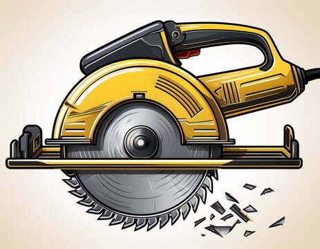 circular saw with broken disc