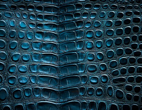 dark teal crocodile skin texture surface