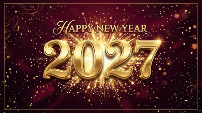 Celebrating the arrival of the year 2027 with joy hope and sparkling festivities embracing new beginnings and cherished moments with loved ones