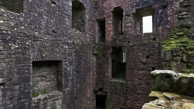 Inside Hermitage castle on the Scottish border