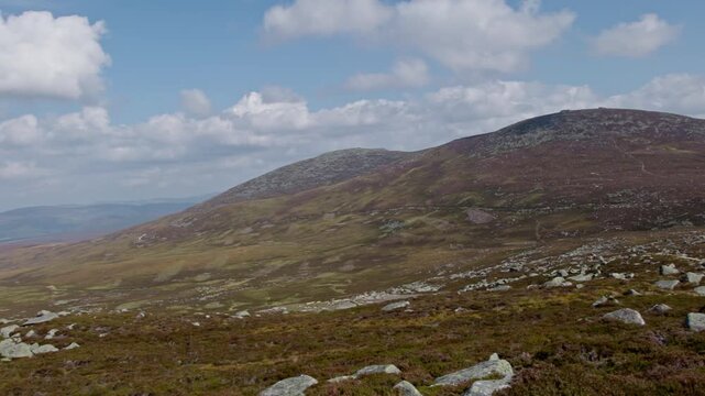 Scenery while hiking the LochNagar trail in the Cairngorms, Scotland