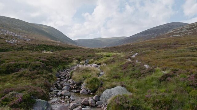 Lochnagar hiking in the cairngorms scotland