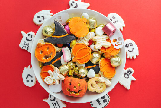 Trick or Treat - Halloween Jack o Lantern candy bowl	